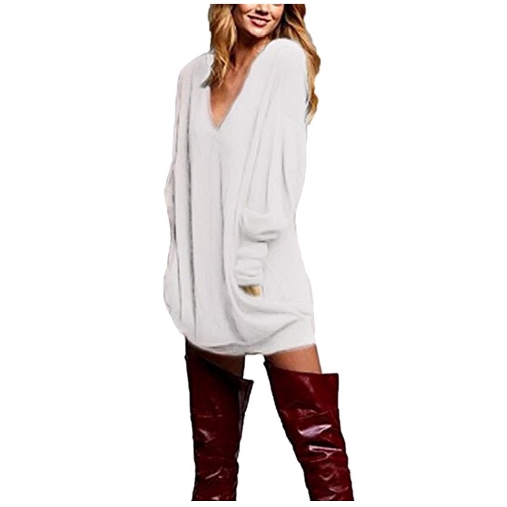Beautiful women long sleeve mini dress - Picture 6 of 8